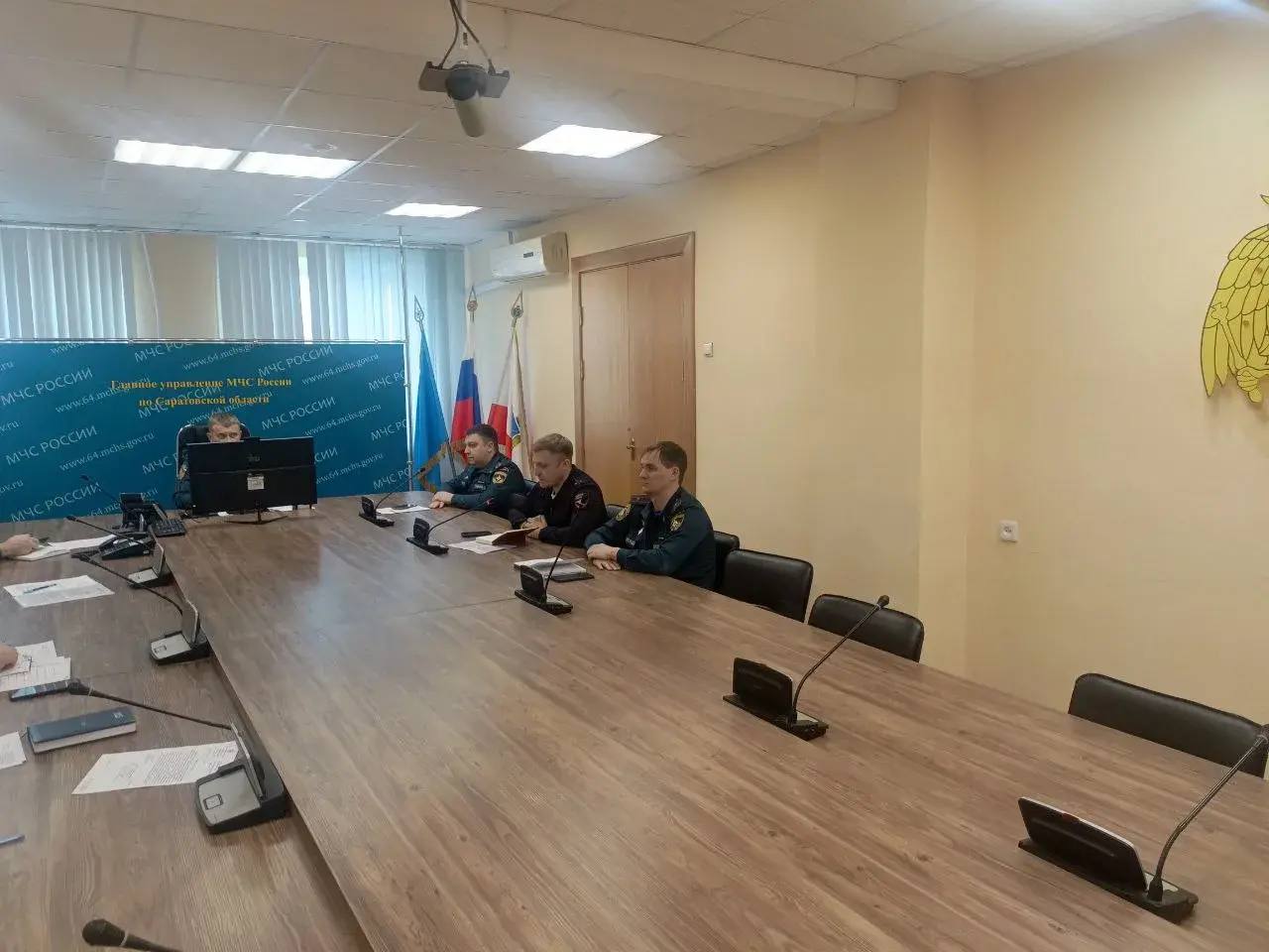 Сотрудник управления Госавтоинспекции принял участие в занятии с личным составом главного управления МЧС России по Саратовской области