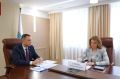 Роман Бусаргин: Провел встречу с уполномоченным по правам человека в Саратовской области Надеждой Суховой
