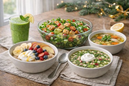 Лучшие блюда для восстановления после новогодних праздников