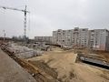 В Ленинском районе продолжается строительство школы на 1100 мест