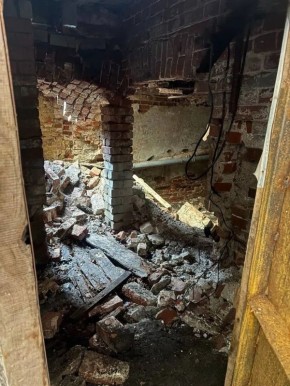 В Саратове обрушилась часть жилого дома