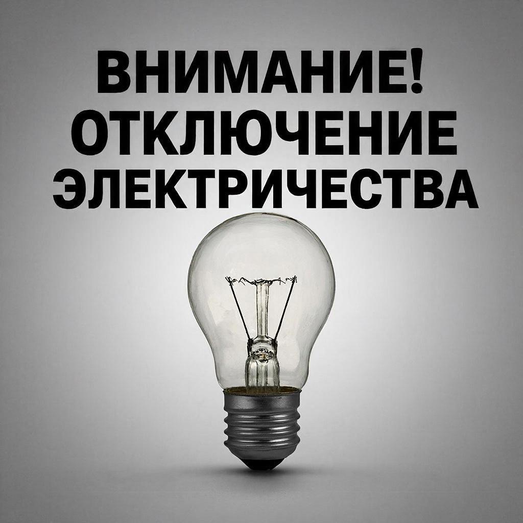 Внимание! Отключение электроэнергии
