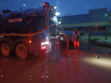 Откачка воды и очистка дорог