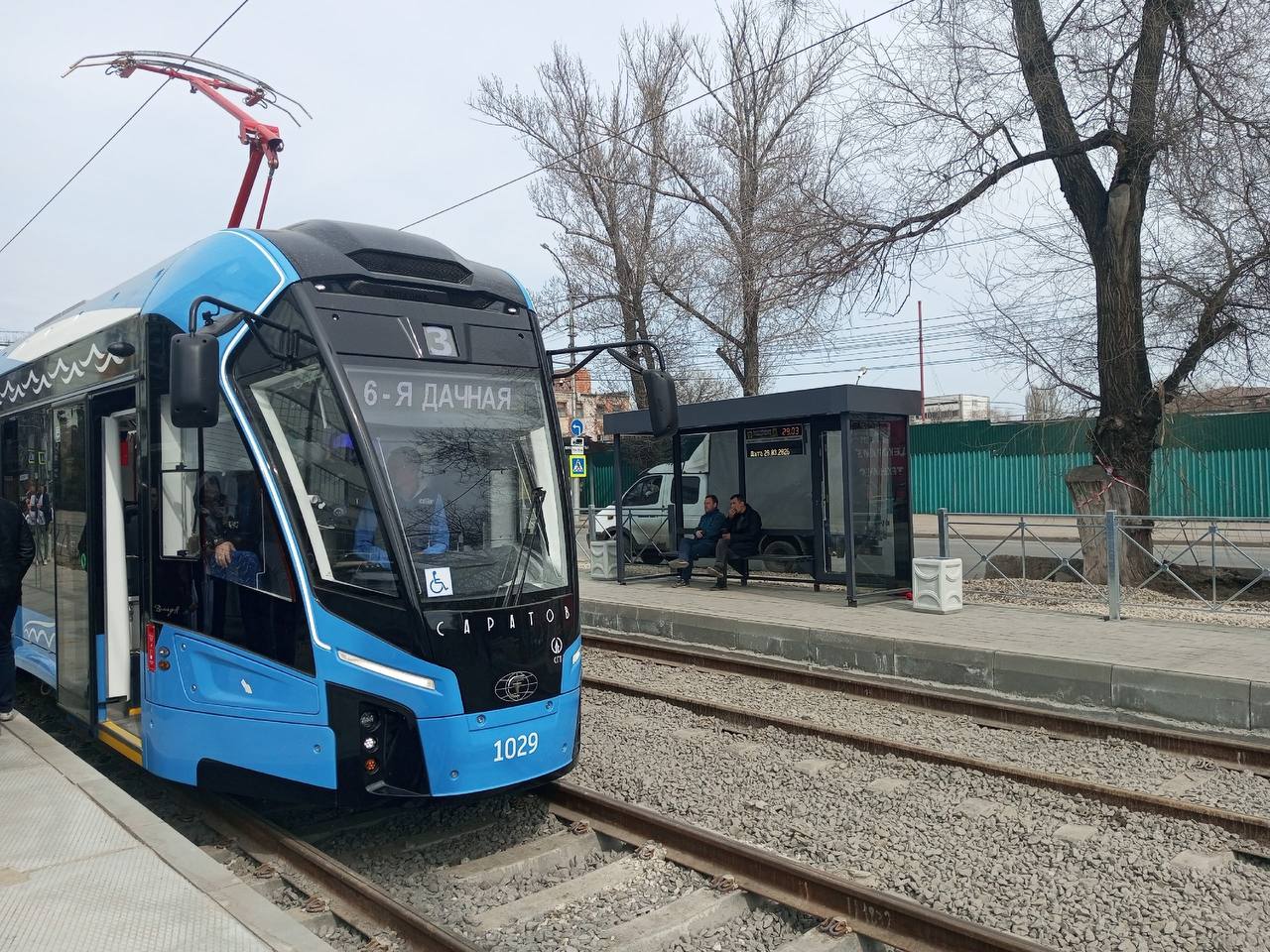 В Саратове протестировали обновленный маршрут трамвая №3