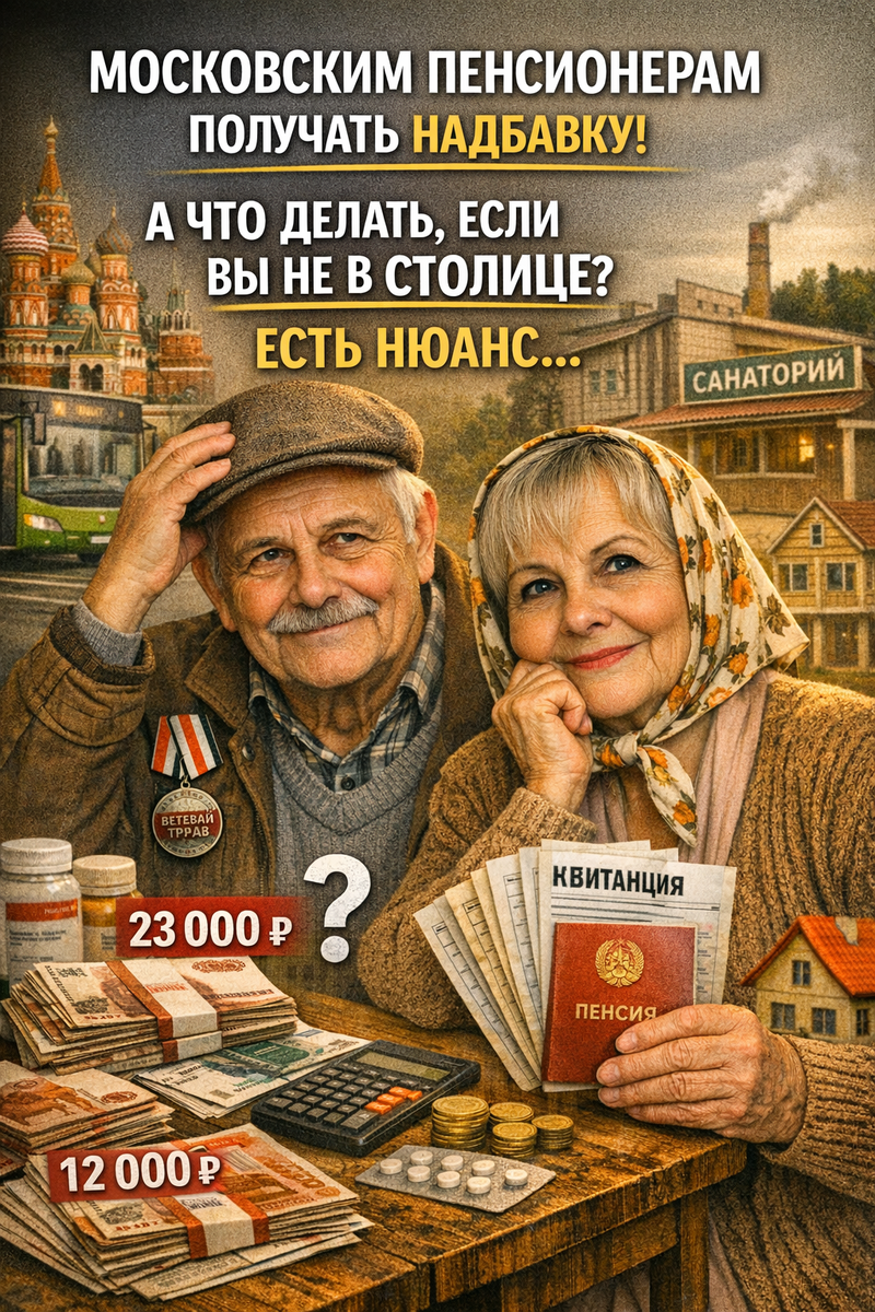 Кому положена надбавка к пенсии в Москве: важные детали для жителей других регионов