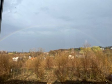 Радуга протянулась в небе над Саратовом