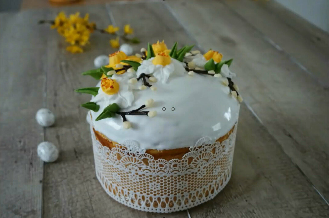 Как украсить куличи: цветы из айсинга для любого уровня