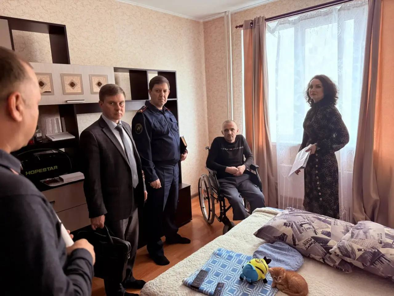 Руководитель следственного отдела провел выездной прием по вопросу обеспечения доступной среды для инвалида, являющего участником Специальной военной операции Руководитель следственного отдела провел выездной прием по вопросу обеспечения доступной среды для инвалида, являющего участником Специальной военной операции