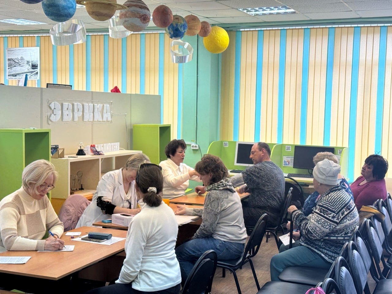 В библиотеке прошел час здоровья