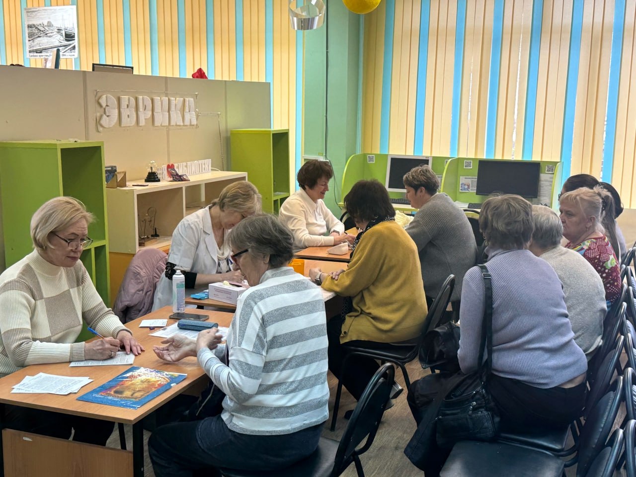 В библиотеке прошел час здоровья В библиотеке прошел час здоровья