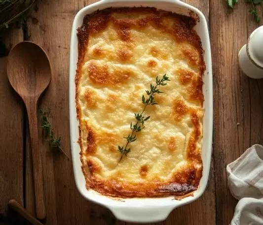 Простой и вкусный французский картофельный гратен для вечернего ужина