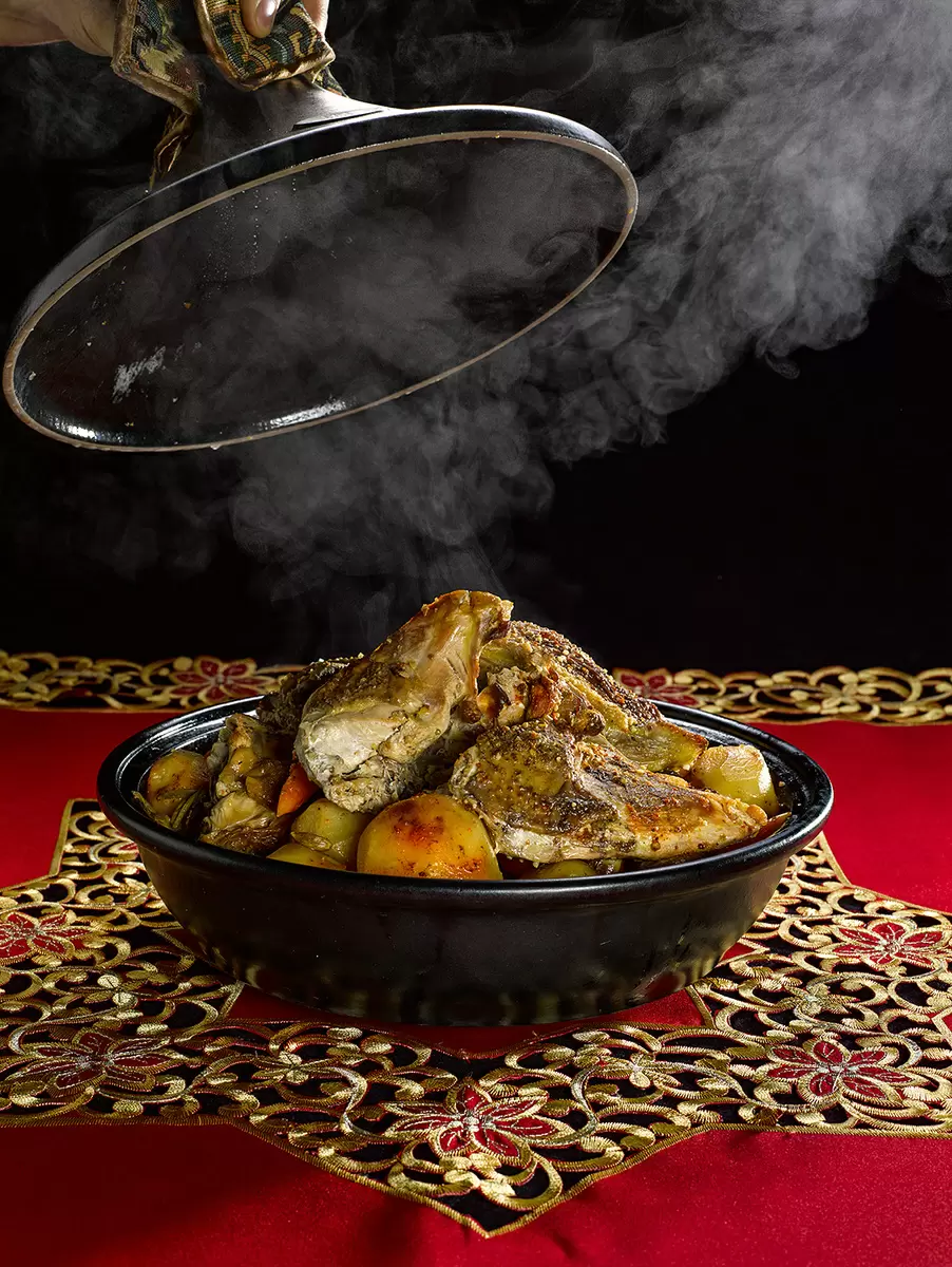 Таджин с цесаркой