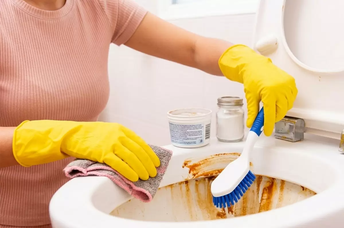 Как избавиться от ржавчины в унитазе без повреждения эмали