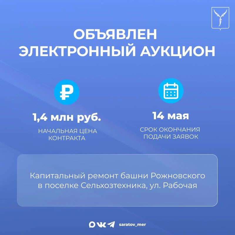 Объявлены электронные аукционы