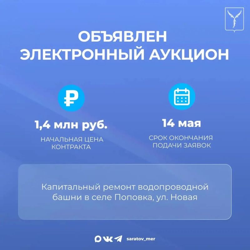 Объявлены электронные аукционы Объявлены электронные аукционы