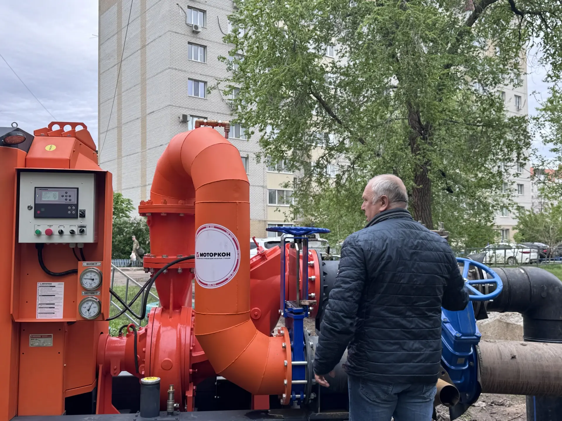 В связи с обильными осадками в ночное время сместились графики работ на объекте В связи с обильными осадками в ночное время сместились графики работ на объекте