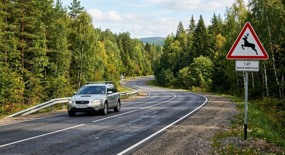 Саратовских автомобилистов просят сбавлять скорость на лесных участках трасс