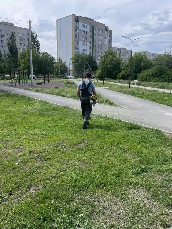 В Балаково ежедневно ведутся работы по покосу травы В Балаково ежедневно ведутся работы по покосу травы