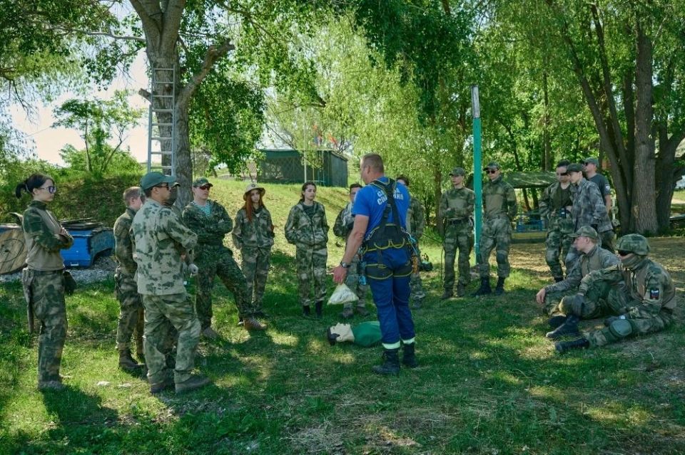 Казачья молодежь прошла тактическую и медицинскую подготовку на учебно-тренировочных сборах в Красноармейском районе