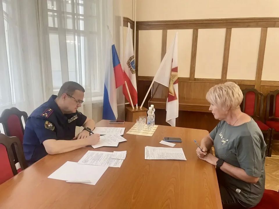 Исполняющий обязанности руководителя следственного управления провёл личный приём в госпитале для ветеранов войн