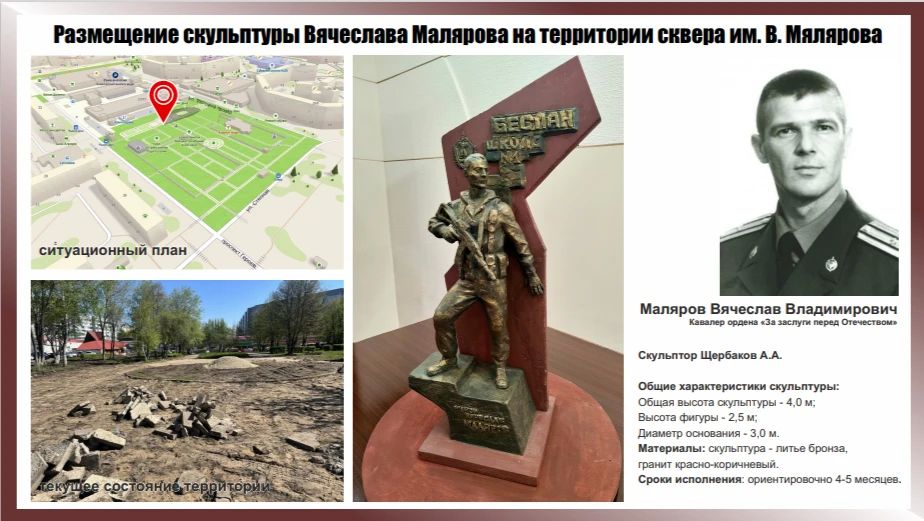 Объявлен сбор на создание скульптуры Вячеславу Малярову