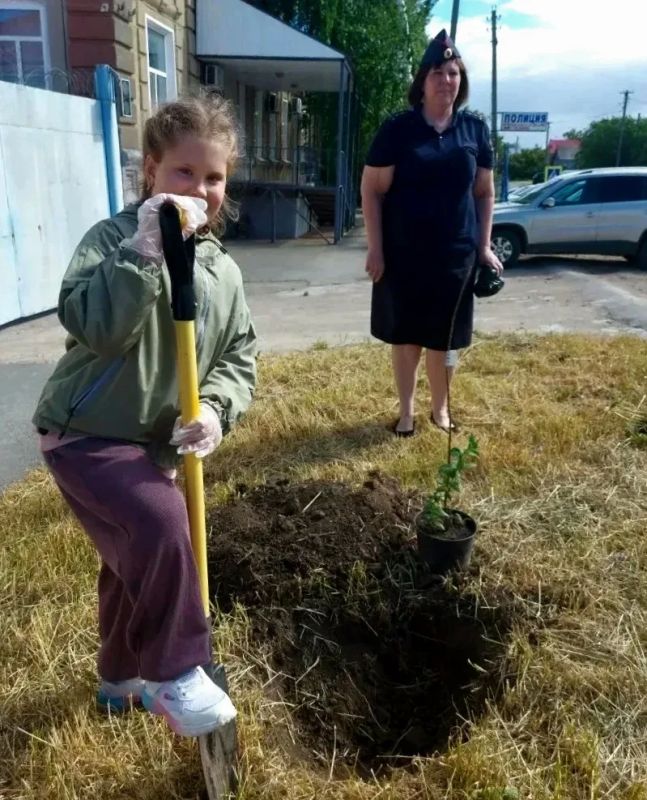 В Пугачёве полицейские, общественники и юные друзья полиции приняли участие в акции #СадПамяти В Пугачёве полицейские, общественники и юные друзья полиции приняли участие в акции #СадПамяти