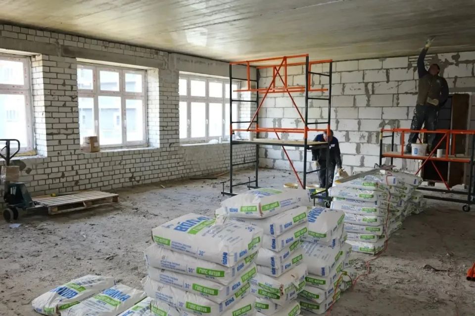 Строительство детсада на Шуровой горе в Энгельсе: готовность объекта составляет 30% Строительство детсада на Шуровой горе в Энгельсе: готовность объекта составляет 30%