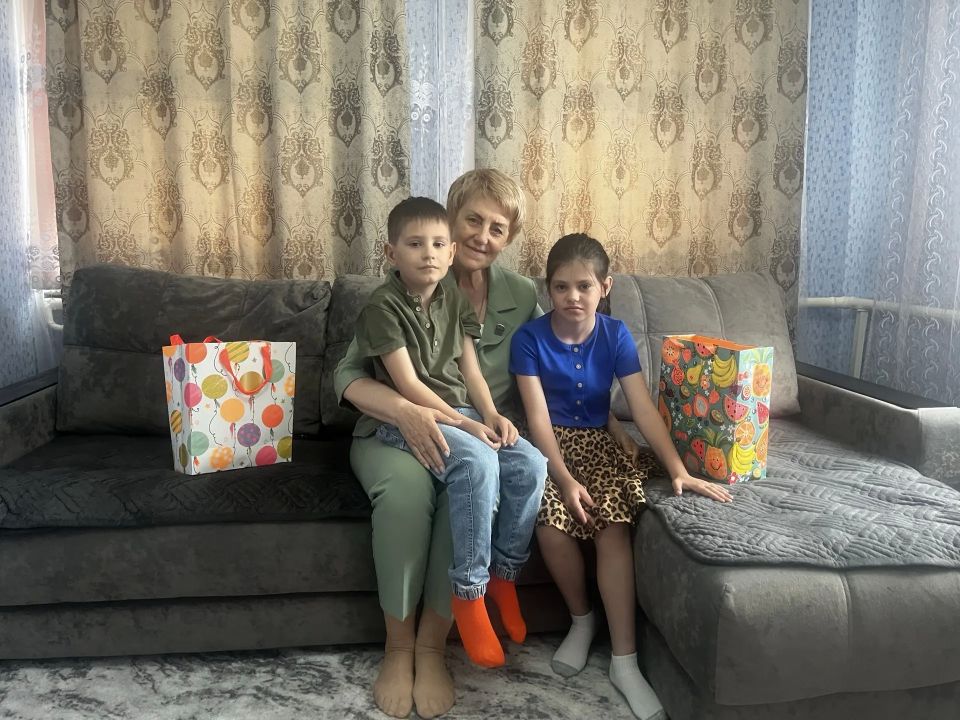 В День защиты детей встретилась с семьёй участника СВО