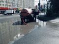 Откачиваем дождевые воды с улиц города
