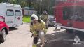 Вызов на Парковую. В разгар рабочего дня все Лысогорские пожарно-спасательные подразделения были стянуты на улицу Парковую