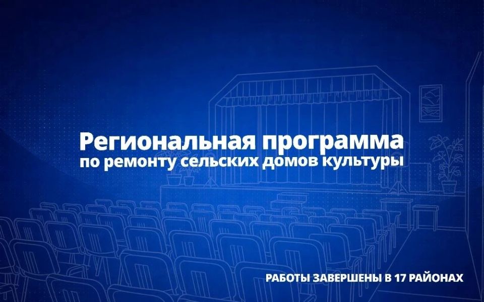 Роман Бусаргин: В 17 селах Саратовской области завершен ремонт домов культуры в рамках нового этапа региональной программы развития территорий