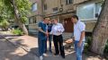 На улице Трнавской рабочие начали ремонт дворовой территории