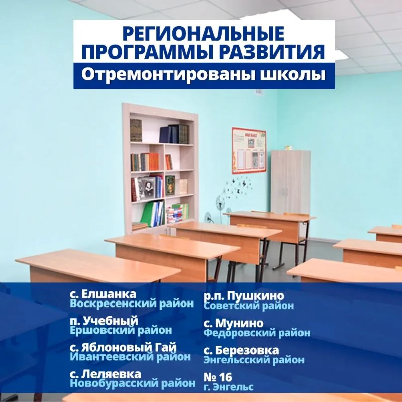 Роман Бусаргин: В регионе укрепили материально-техническую базу 96 образовательных организаций в рамках региональных программ развития Роман Бусаргин: В регионе укрепили материально-техническую базу 96 образовательных организаций в рамках региональных программ развития