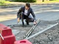 По результатам проверки устранен опасный провал на дороге