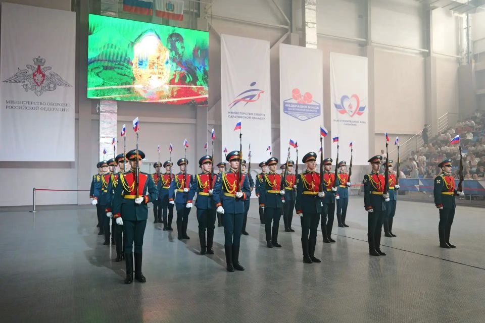 Сегодня в Саратове дан старт Всероссийским соревнованиям по боксу среди мужчин «Кубок Вооруженных сил Российской Федерации» Сегодня в Саратове дан старт Всероссийским соревнованиям по боксу среди мужчин «Кубок Вооруженных сил Российской Федерации»