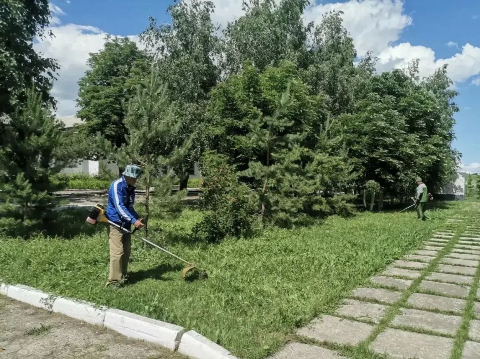 Продолжаются работы по благоустройству Продолжаются работы по благоустройству