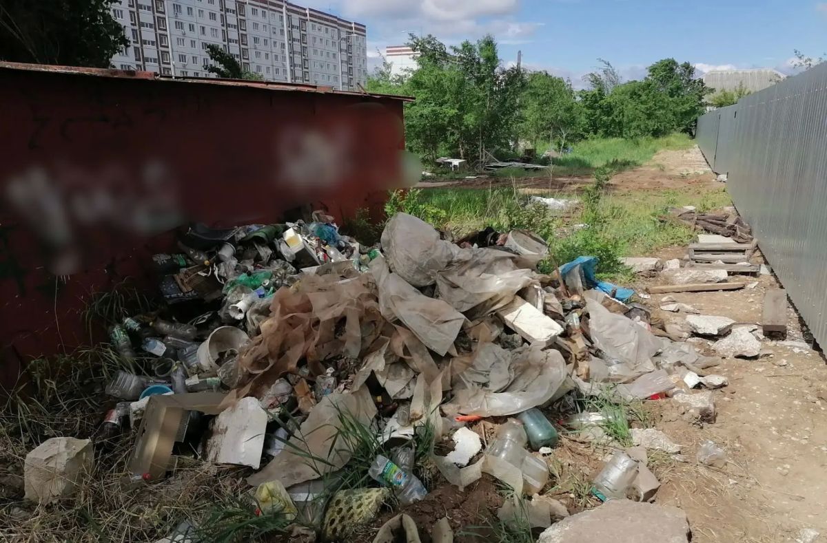 В отношении лица, допустившего свалку на Гагарина, начато административное производство В отношении лица, допустившего свалку на Гагарина, начато административное производство