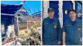 Стоял в дыму с кастрюлей: пожарные спасли хозяина горящего дома