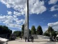 Традиционно в день годовщины присвоения Саратову почётного звания «Город трудовой доблести» у памятного знака проходит торжественное мероприятие