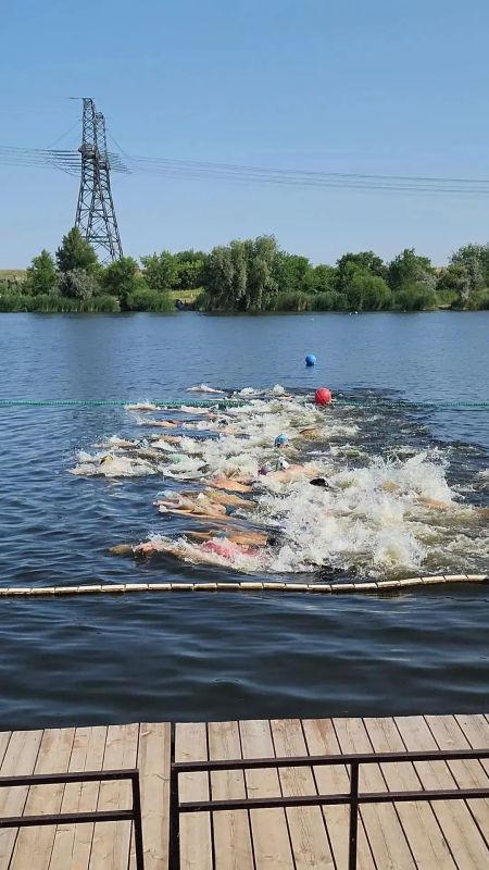 Первенство России по подводному спорту на акватории реки Балаковка