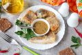 Пикантная белая рыба с горчично-кориандровым соусом: быстро и вкусно