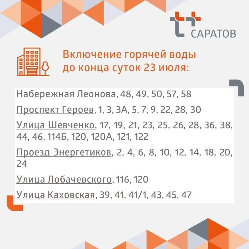 В Балакове начинаем постепенную подачу горячей воды в большую часть домов, которые находились в зоне опрессовки тепловых сетей В Балакове начинаем постепенную подачу горячей воды в большую часть домов, которые находились в зоне опрессовки тепловых сетей