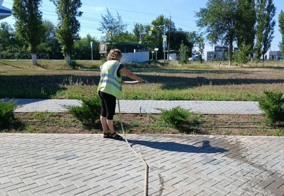 Благоустройство общественных пространств продолжается Благоустройство общественных пространств продолжается