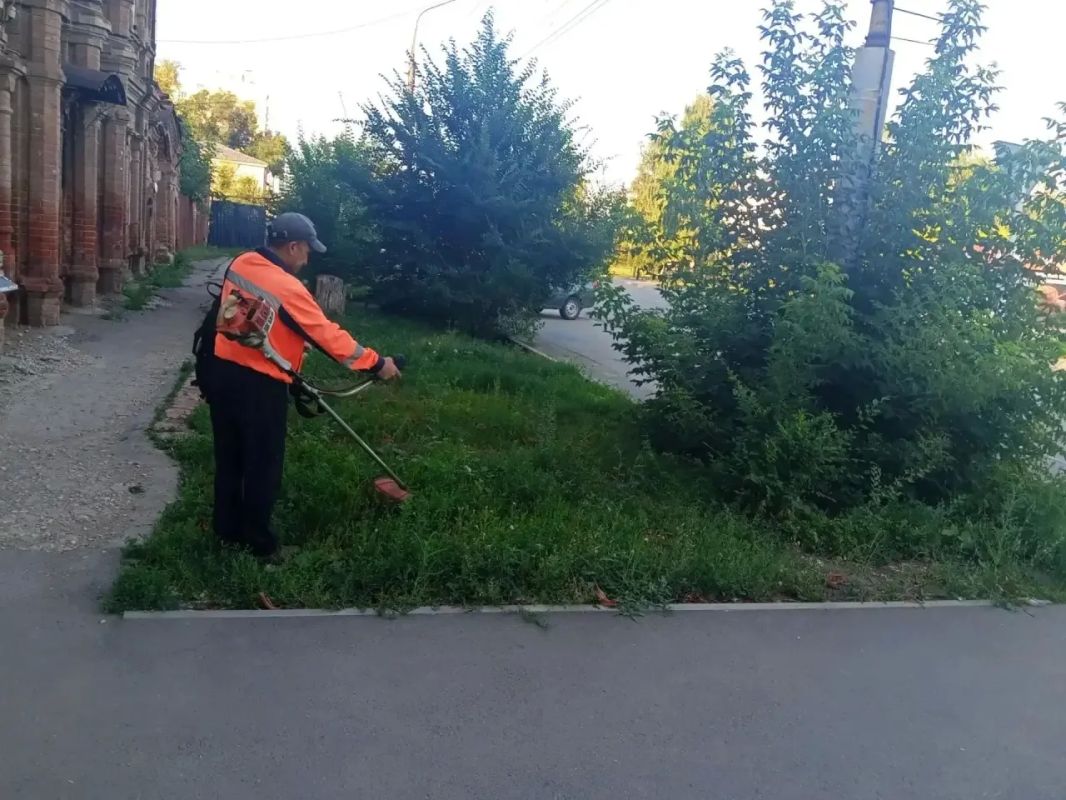 Приводим зеленые зоны города в порядок, косим газоны, камыш и сорную растительность Покос травы проводим триммерами и с применением специализированной техники с навесным оборудованием «Коса» Приводим зеленые зоны города в порядок, косим газоны, камыш и сорную растительность Покос травы проводим триммерами и с применением специализированной техники с навесным оборудованием «Коса»