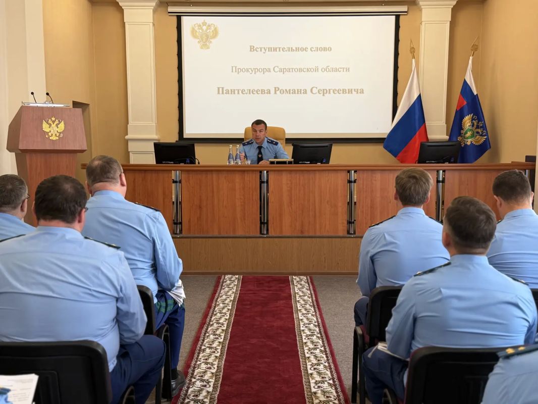 В прокуратуре Саратовской области подведены итоги работы за первое полугодие 2026 года В прокуратуре Саратовской области подведены итоги работы за первое полугодие 2026 года