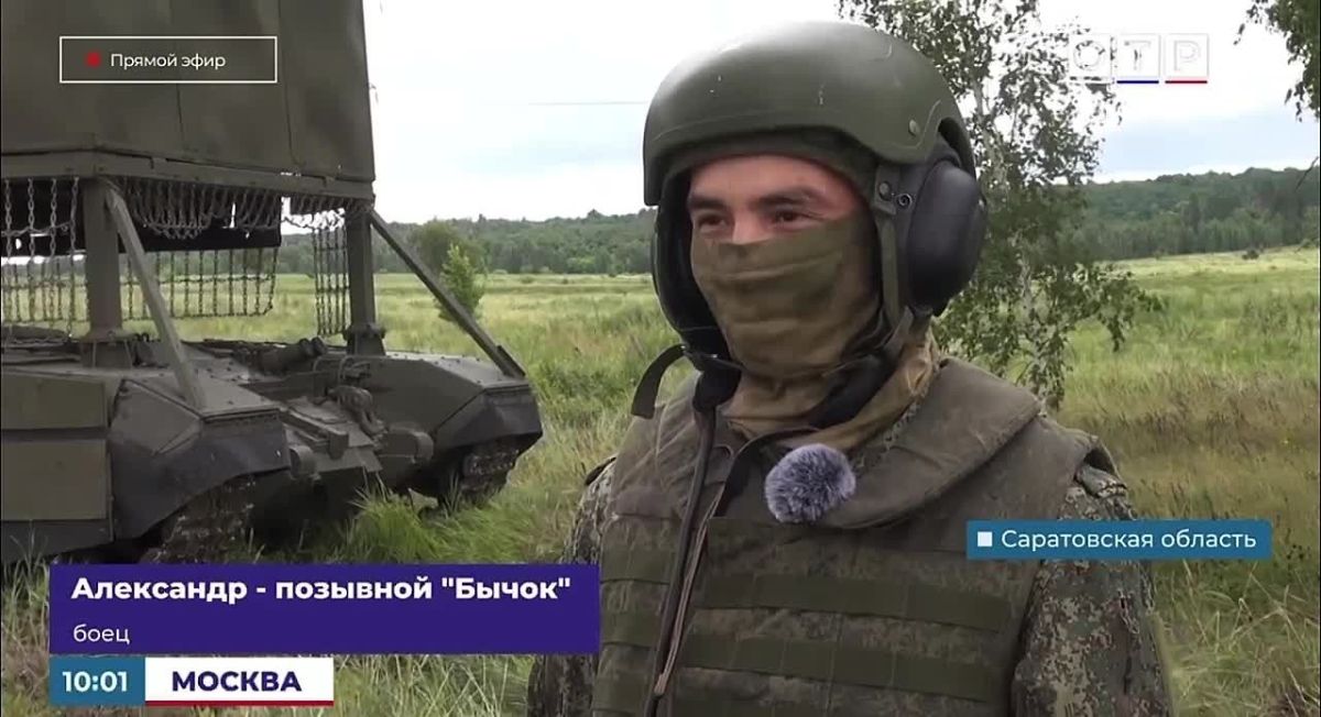 На федеральном телеканале рассказали о подготовке саратовских военнослужащих