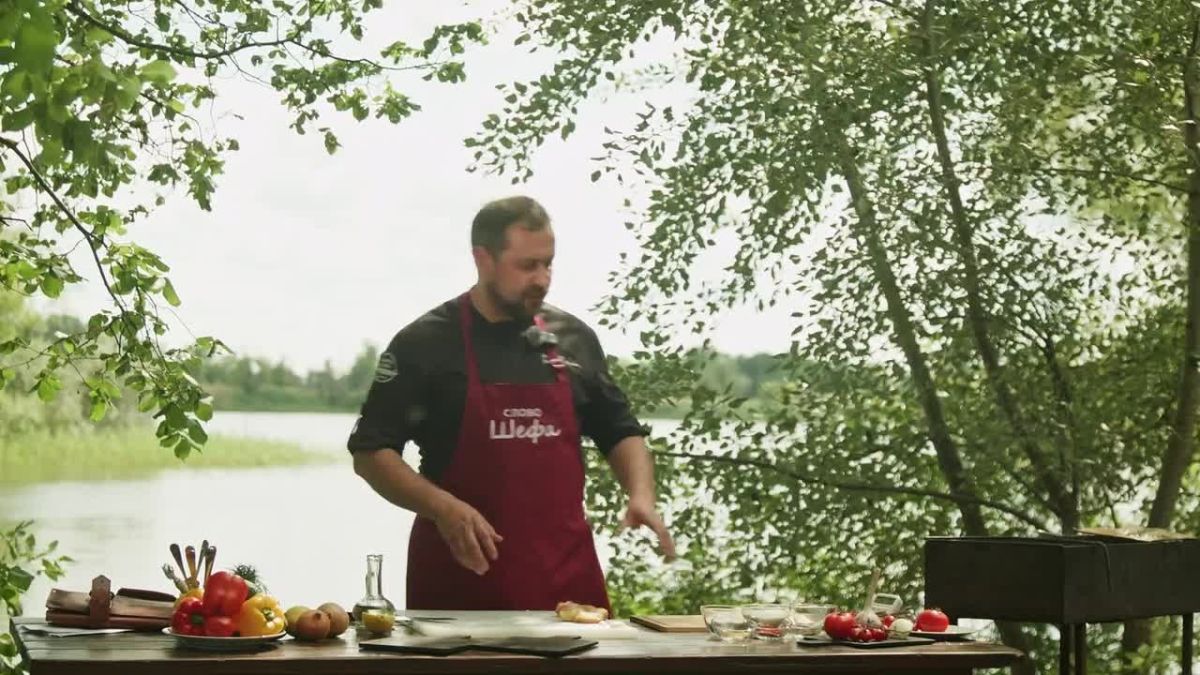 Скумбрия на гриле с золотистым картофелем