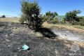 Пенсионер пытался потушить траву и погиб