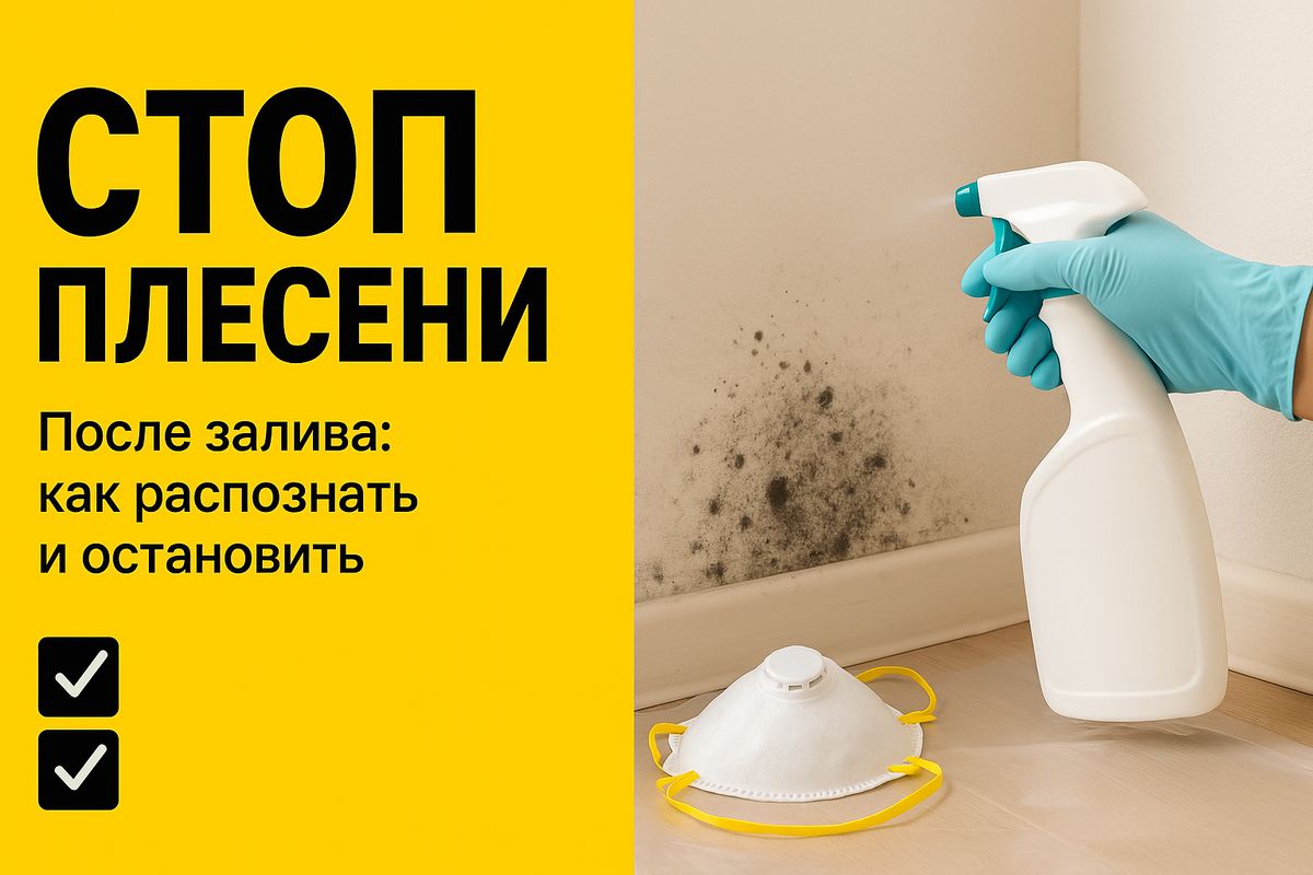 Плесень после наводнения: как распознать и устранить проблему
