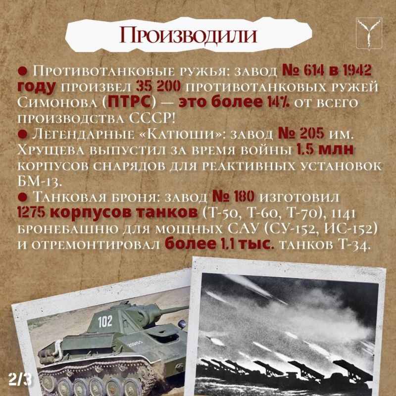 Оружие для фронта. Продолжаем цикл публикаций о вкладе Саратова в Победу в Великой Отечественной войне, приуроченный к проведению в сентябре конференции «Саратов – город трудовой доблести» Оружие для фронта. Продолжаем цикл публикаций о вкладе Саратова в Победу в Великой Отечественной войне, приуроченный к проведению в сентябре конференции «Саратов – город трудовой доблести»